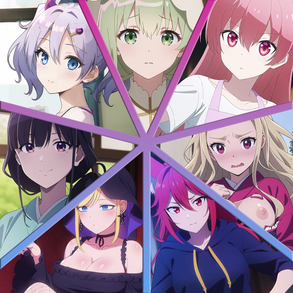 Pack Summer 2023 Volumen 1/8 (Cecilia, Kaya Saimori, Miyo Saimori, Alice Lendrott, Tsuka Yuzaki, Kaname Arisugawa, Flay)